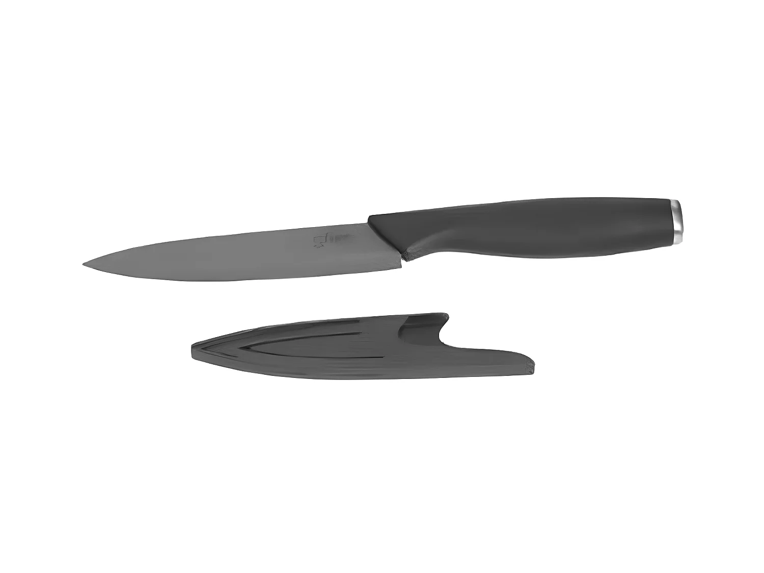 Couteau Utilitaire & Cache Lame "Cera" 23cm Noir