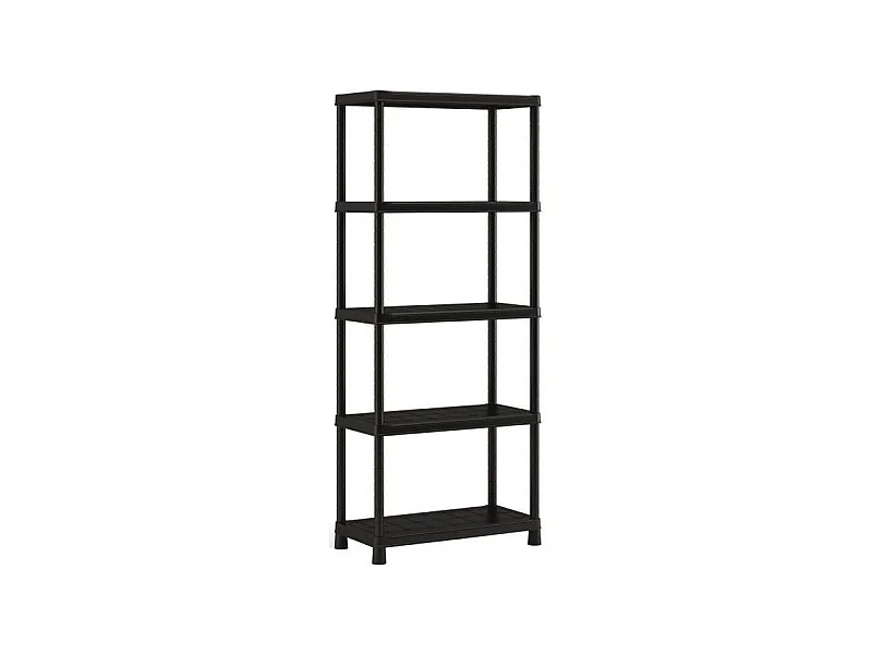 Étagère de Rangement KETER Plus 80/5 Noir 80 x 40 x 187 cm