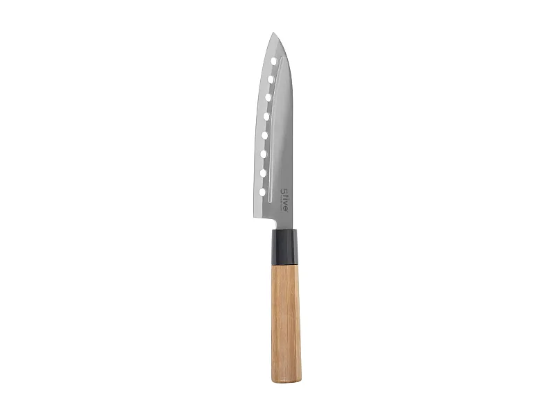 Couteau Santoku en Bambou "Java" 30cm Naturel