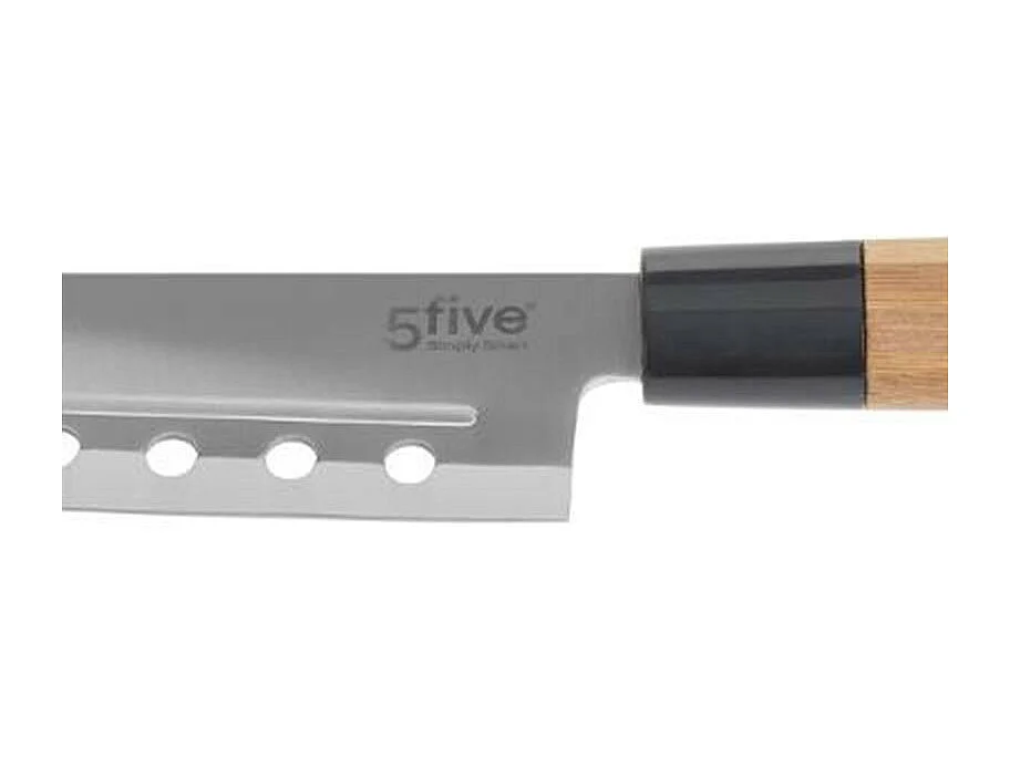 Couteau Santoku en Bambou "Java" 30cm Naturel