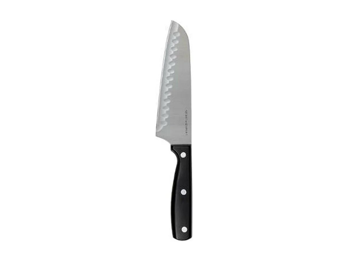 Couteau Japonais Santoku "Dice" Inox 29cm Noir