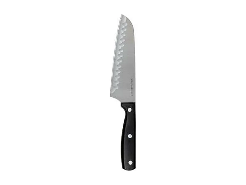 Couteau Japonais Santoku "Dice" Inox 29cm Noir