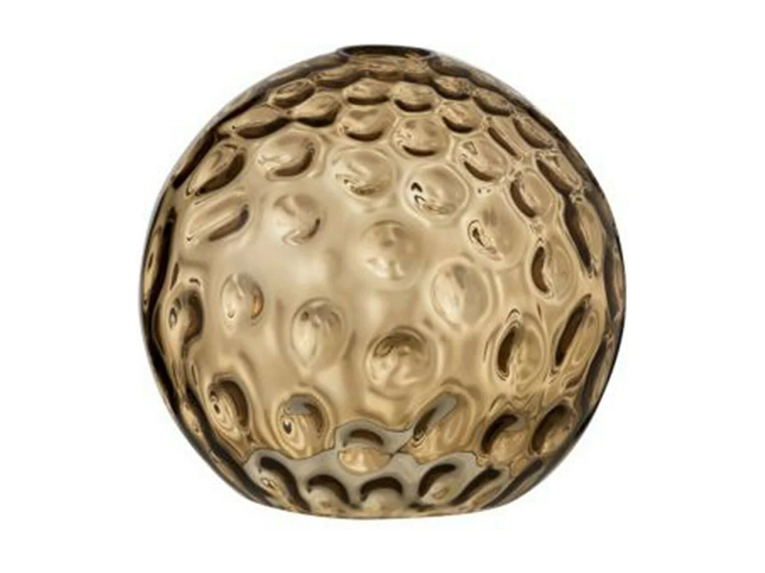 Abat-Jour Déco en Verre "Bollie" 25cm Marron