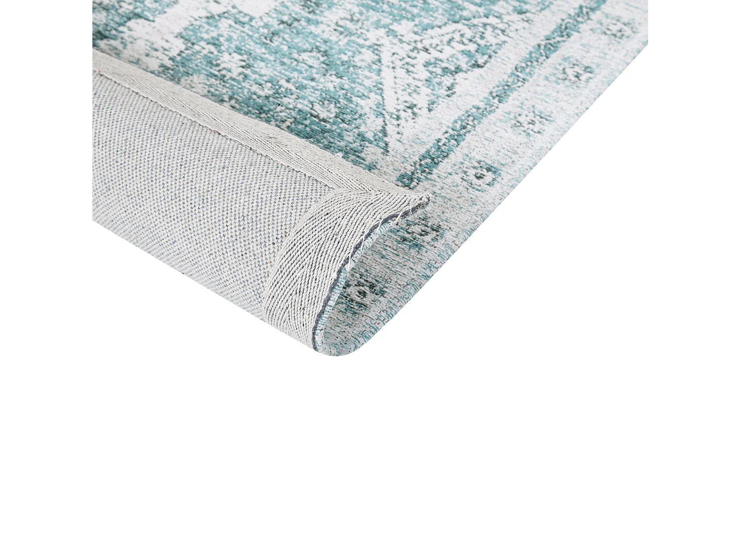 Vloerkleed katoen mintgroen 200 x 300 cm FULLA