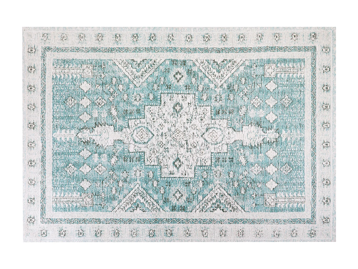 Tapis FULLA Vert menthe 160 x 230 cm Coton