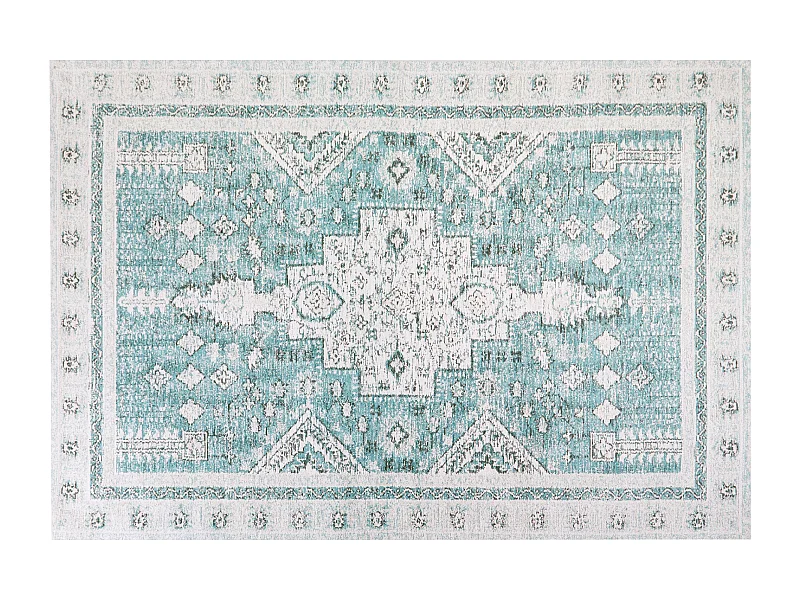 Tapis FULLA Vert menthe 160 x 230 cm Coton