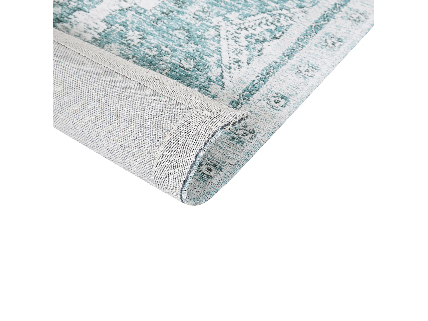 Vloerkleed katoen mintgroen 80 x 150 cm FULLA