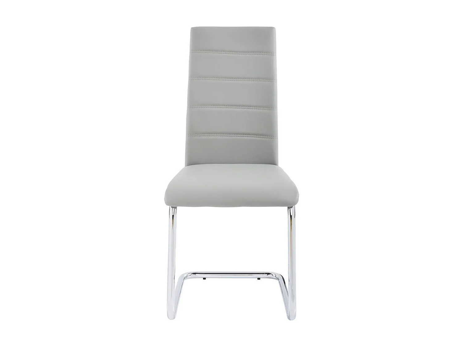 Adora Stuhl, 2 Stück, hellgraues Chrom