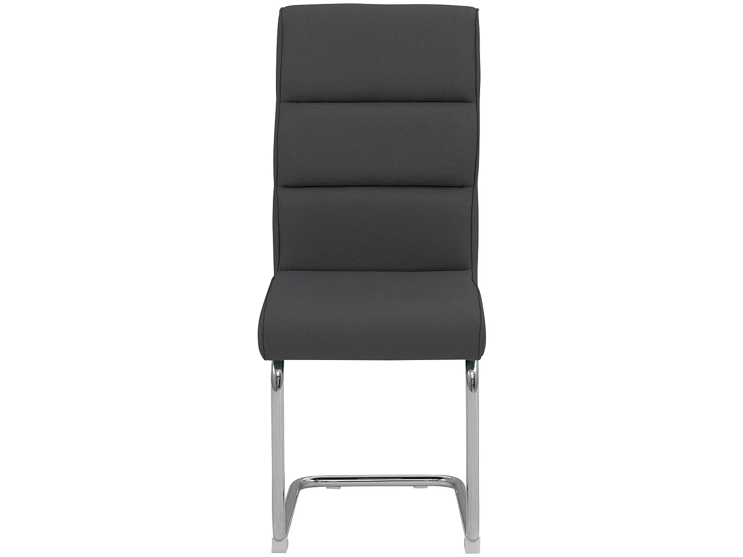 Juego de 2 sillas de comedor Carola antracita