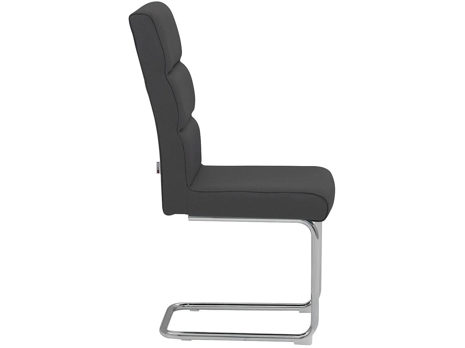 Juego de 2 sillas de comedor Carola antracita