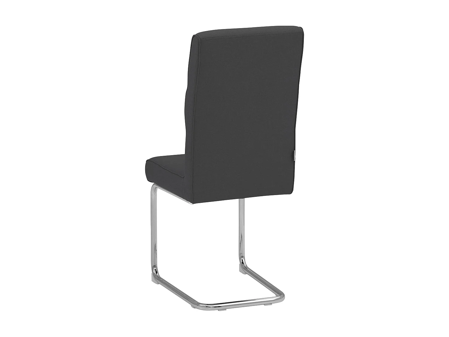 Carola|Chaise de salle à manger 2 Pack en Anthracite