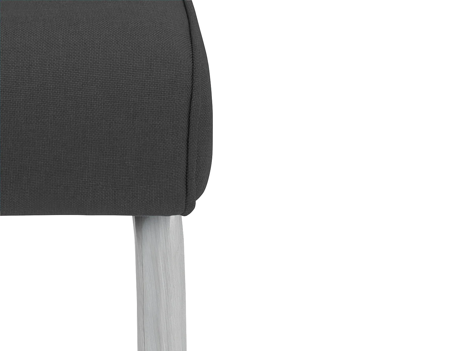 Carola|Chaise de salle à manger 2 Pack en Anthracite