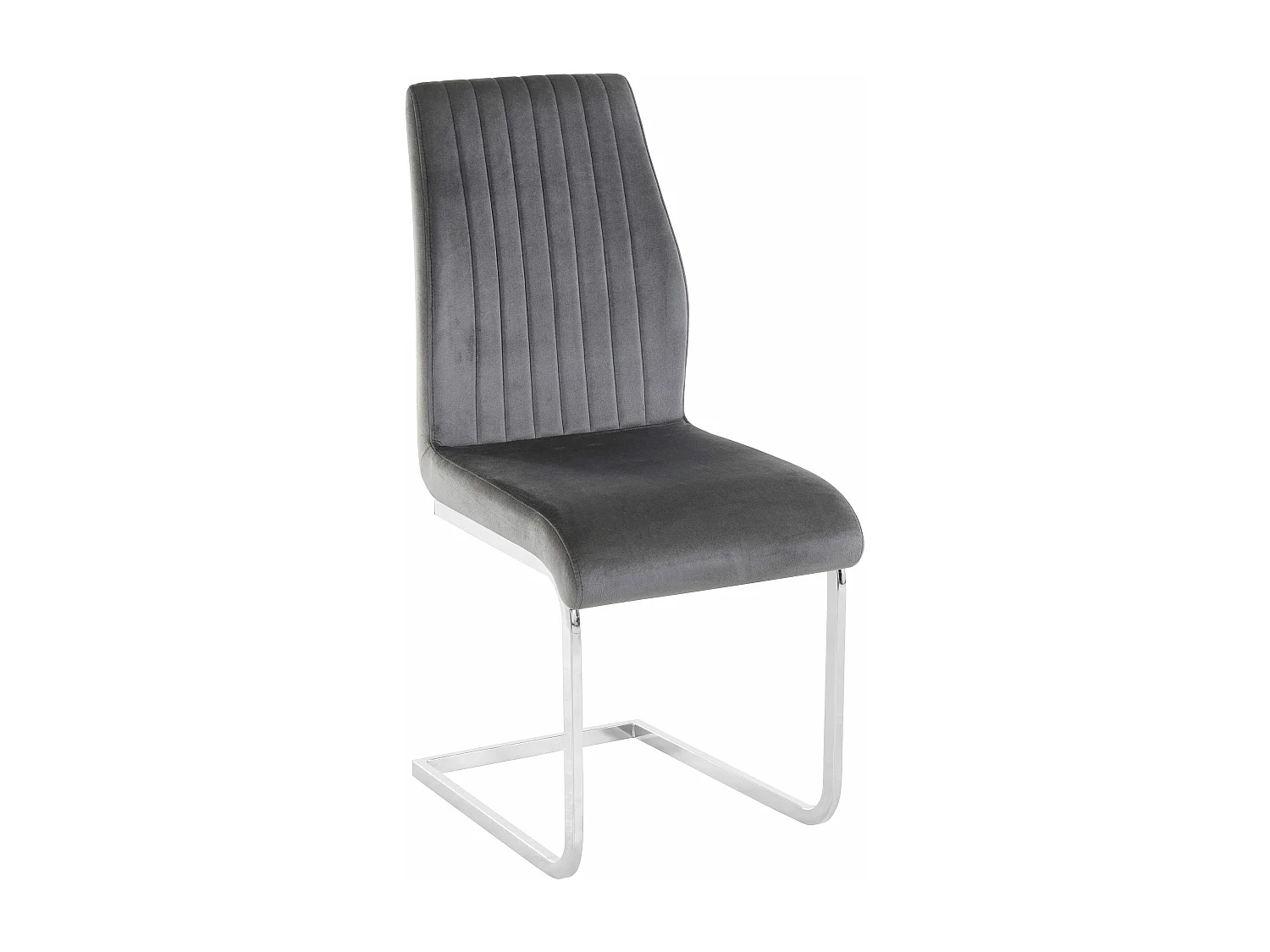 Greta|Chaise de salle à manger 2 PK Gris