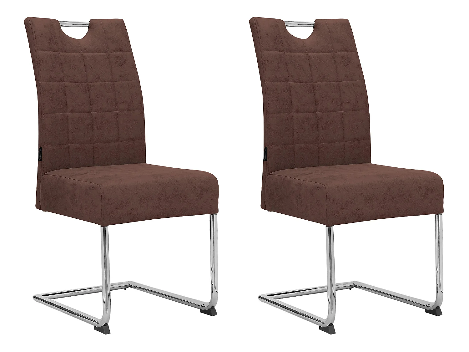 Osaka|Chaise de salle à manger 2 Pack Marron