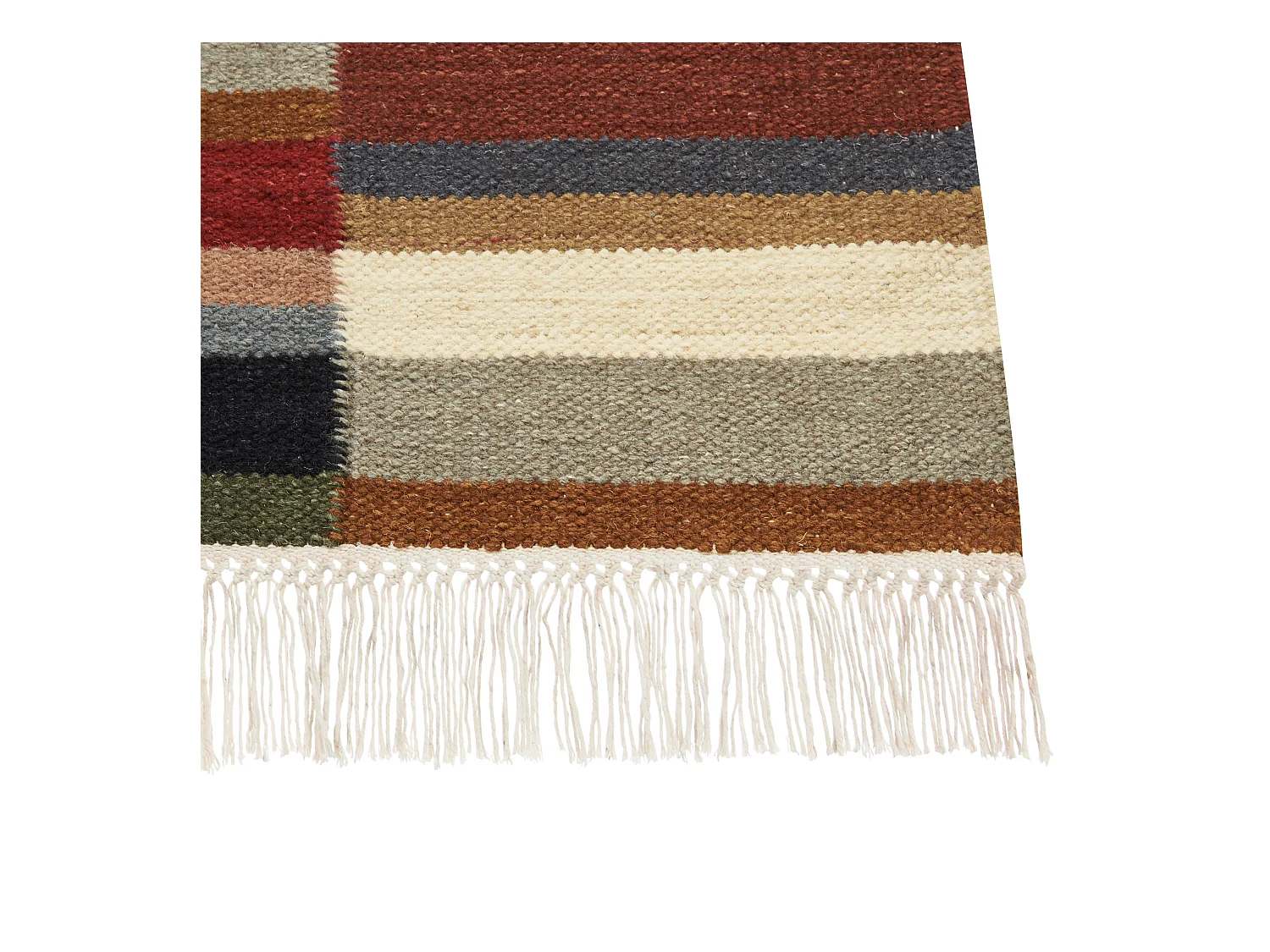 Vloerkleed kelim meerkleurig 80 x 150 cm MUSALER