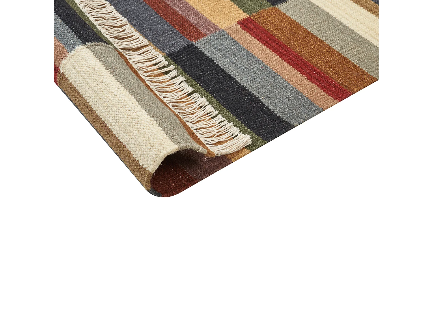 Tapis MUSALER Multicolore 200 x 300 cm Laine Kilim