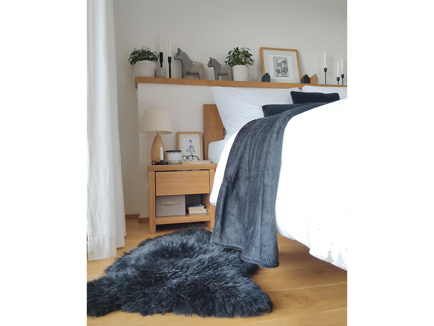 Kuscheldecke BAYBURT 150 x 200 cm Schwarz