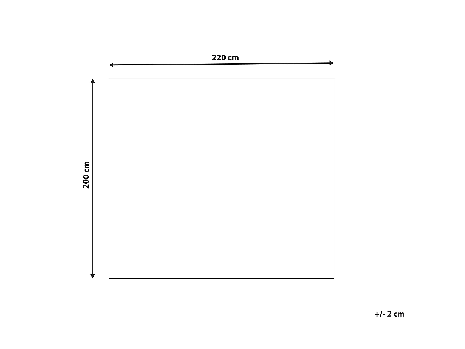 Plaid BAYBURT 200 x 220 cm Grijs
