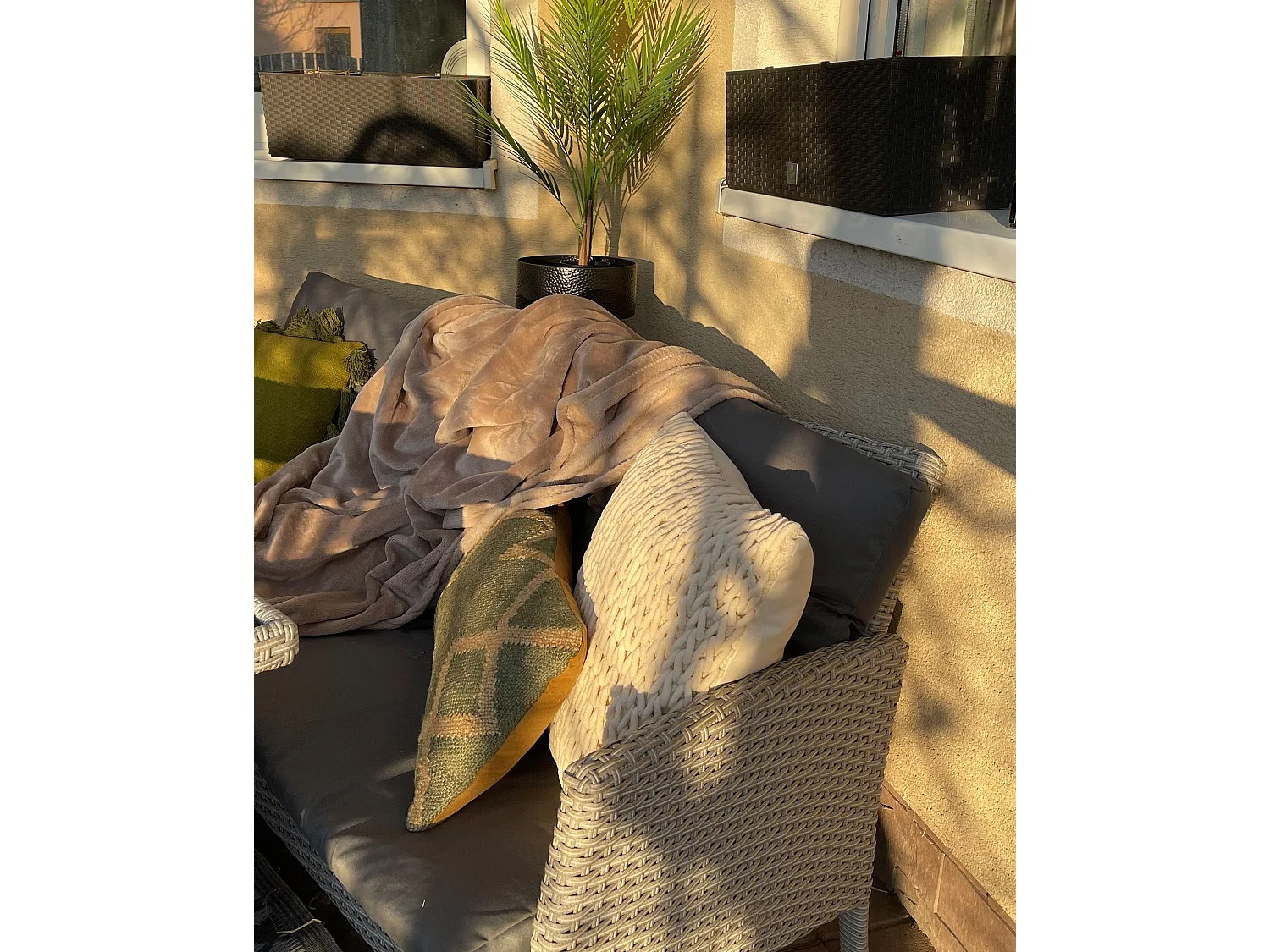 Kuscheldecke BAYBURT 200 x 220 cm Sandbeige