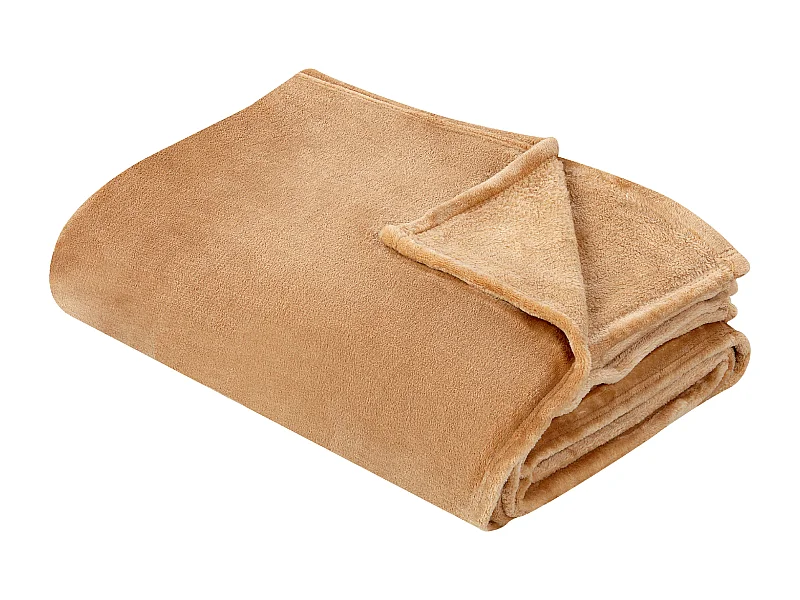 Plaid BAYBURT 200 x 220 cm Zandbeige