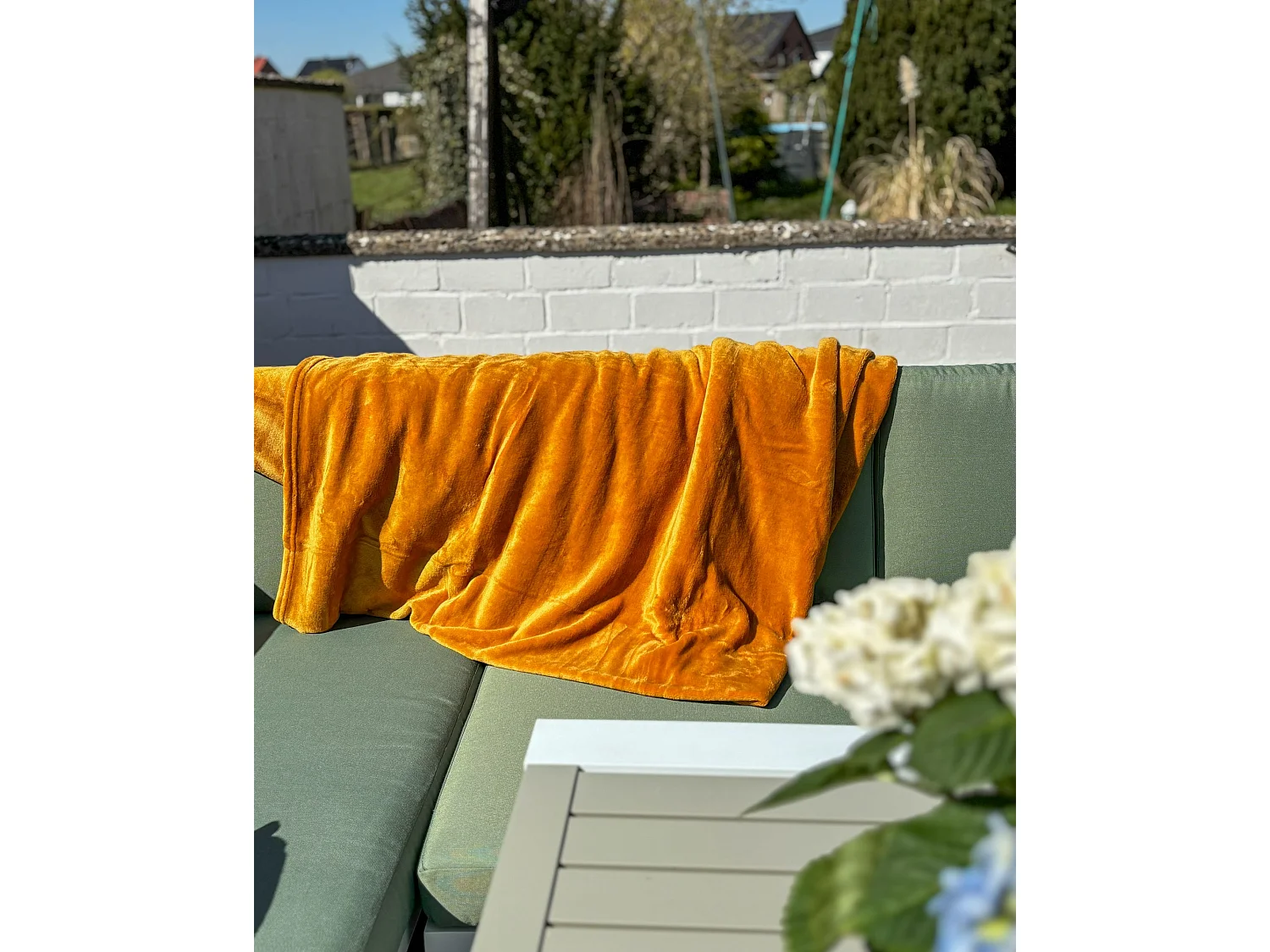 Kuscheldecke BAYBURT 150 x 200 cm Orange