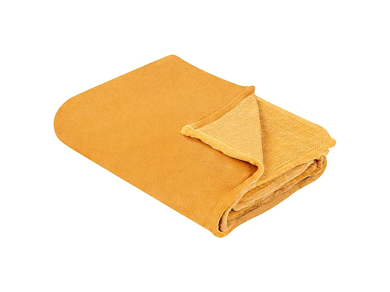 Koc BAYBURT 150 x 200 cm Pomarańczowy