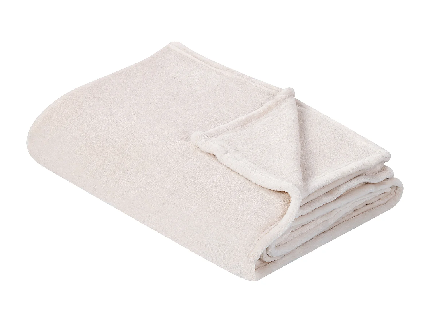 Manta BAYBURT 150 x 200 cm Blanco crema