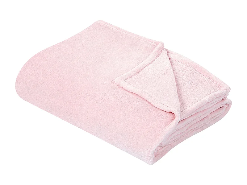 Plaid BAYBURT 200 x 220 cm Roze