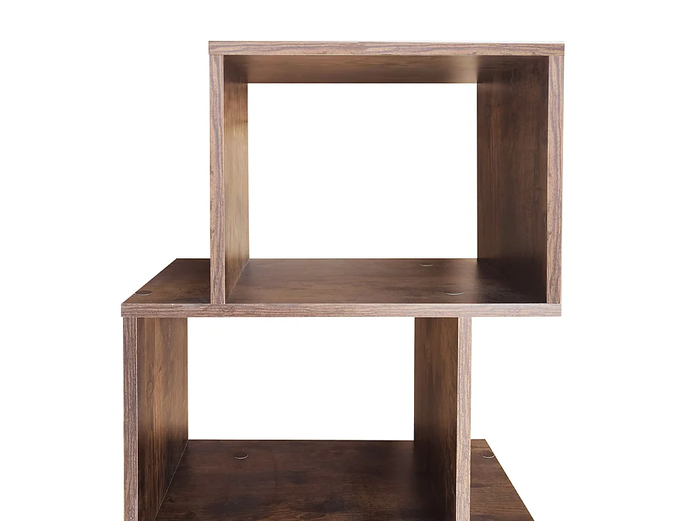 Bücherregal mit 5 Etagen – Vintage-Holzoptik - KALIOPSI