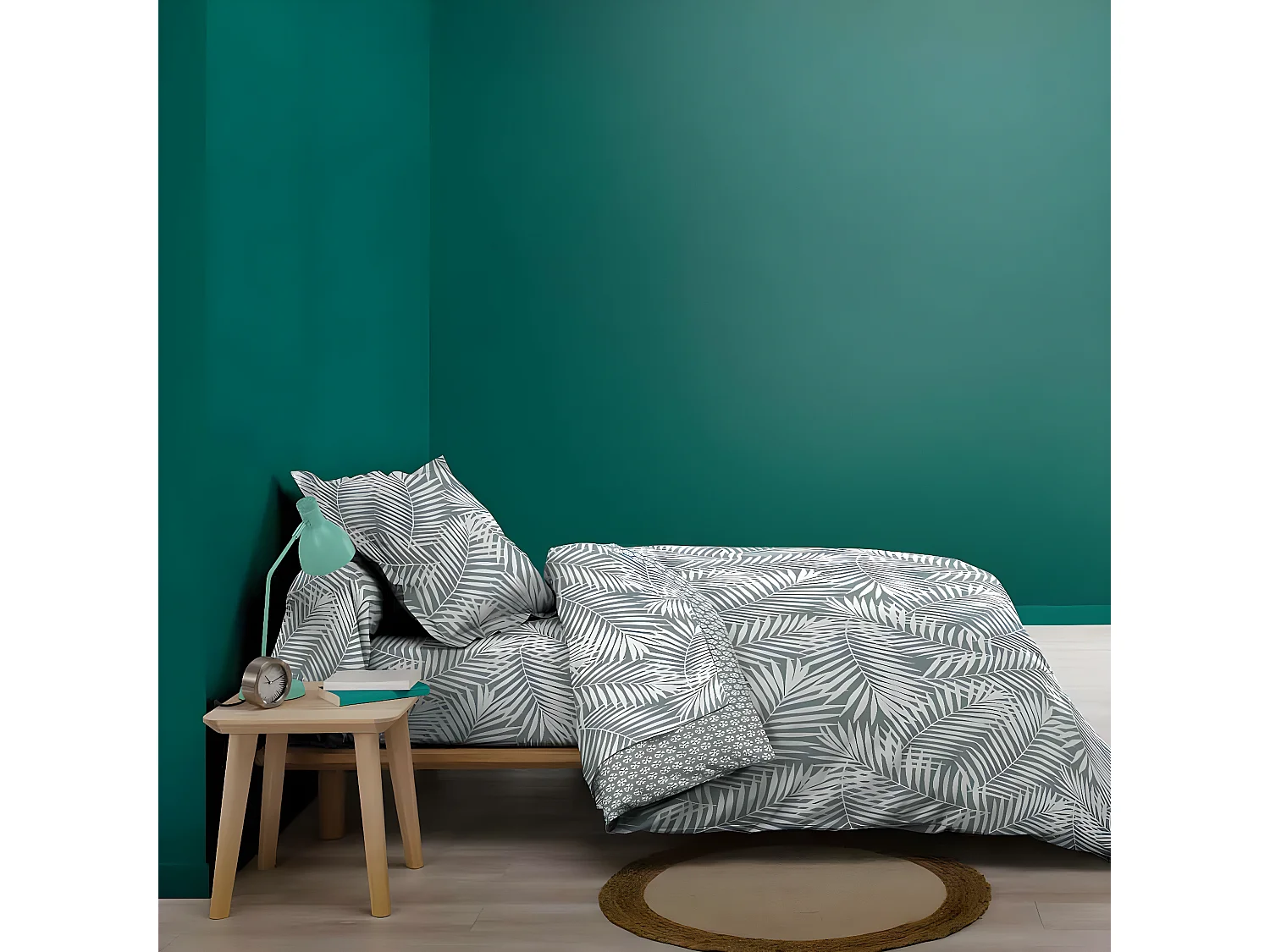 Taie de Traversin "Botania" 85x185cm Sauge