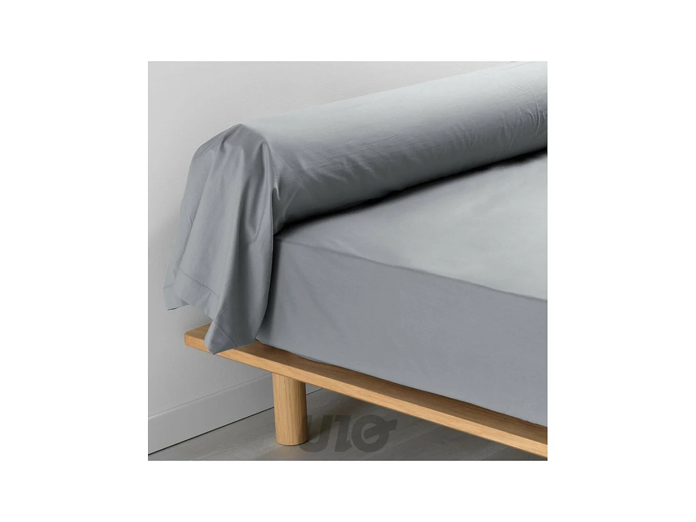 Taie de Traversin "Percaline" 85x185cm Gris