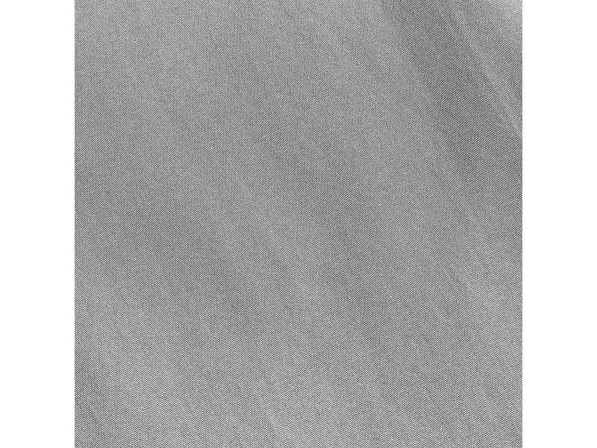 Funda para almohada de cuerpo Percaline 85x185 cm en algodón gris liso, acabado punto bourdon, tejido 78 hilos/cm², Oeko-Tex