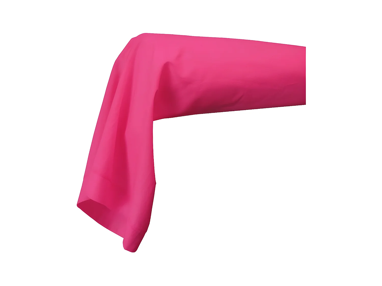 Taie de Traversin "Lina" 85x185cm Bois de Rose