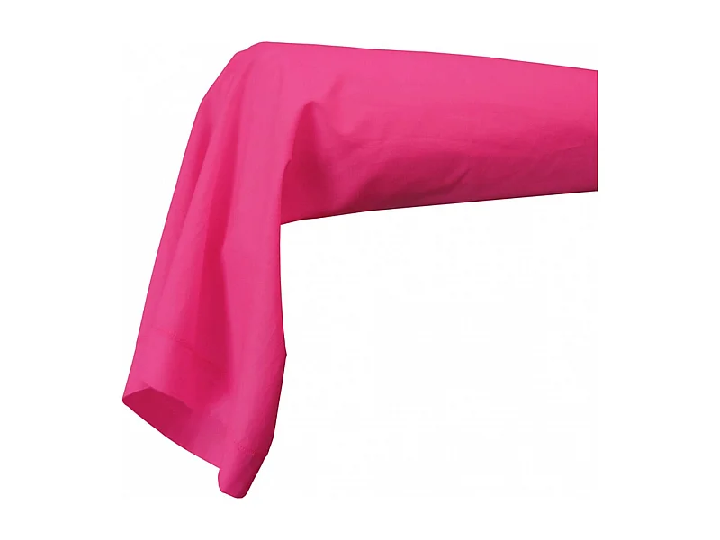 Taie de Traversin "Lina" 85x185cm Bois de Rose