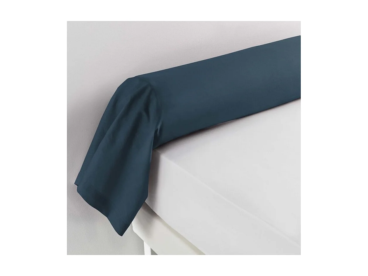 Taie de Traversin "Lina" 85x185cm Bleu Nuit