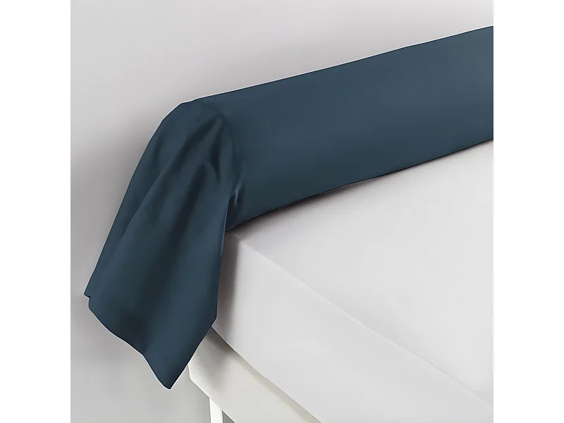 Taie de Traversin "Lina" 85x185cm Bleu Nuit