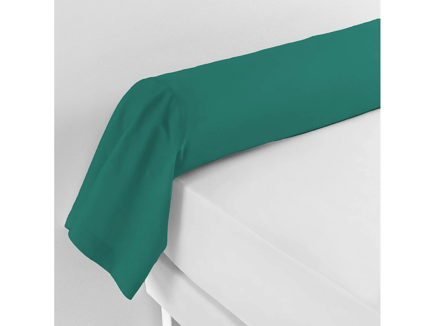 Taie de Traversin "Biolina" 85x185cm Émeraude