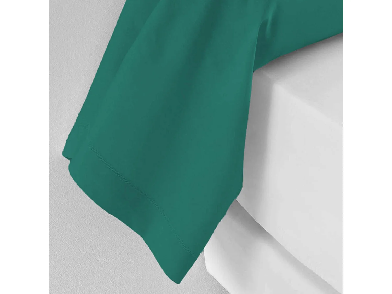 Taie de Traversin "Biolina" 85x185cm Émeraude