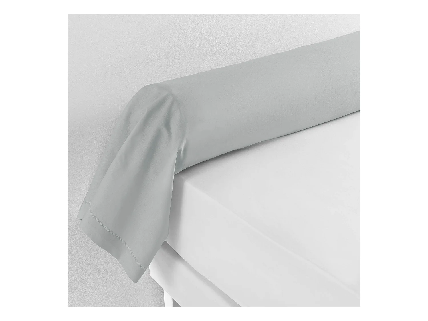 Taie de Traversin "Biolina" 85x185cm Gris
