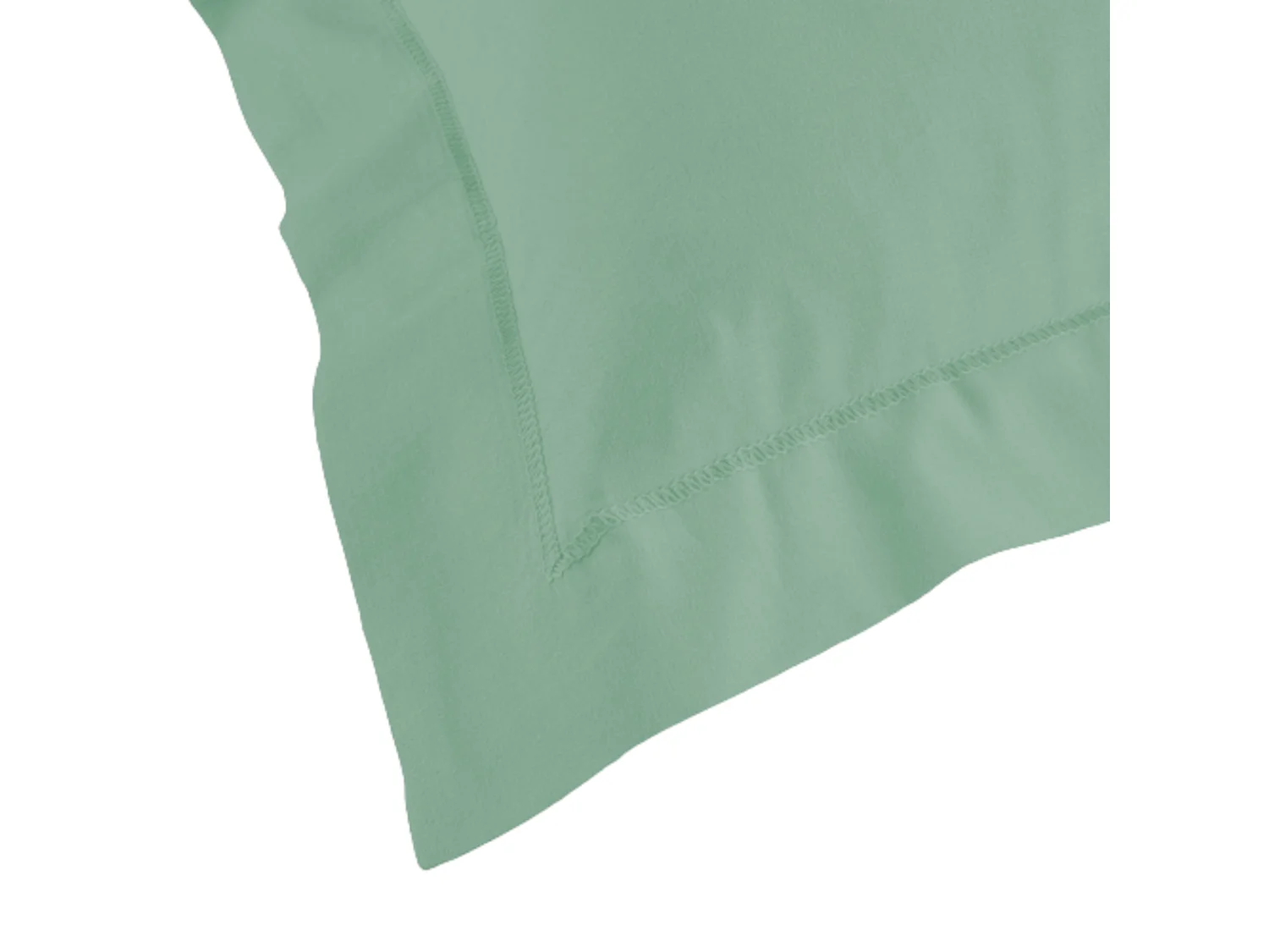 Taie d'Oreiller en Coton Bio "Biolina" 63x63cm Sauge