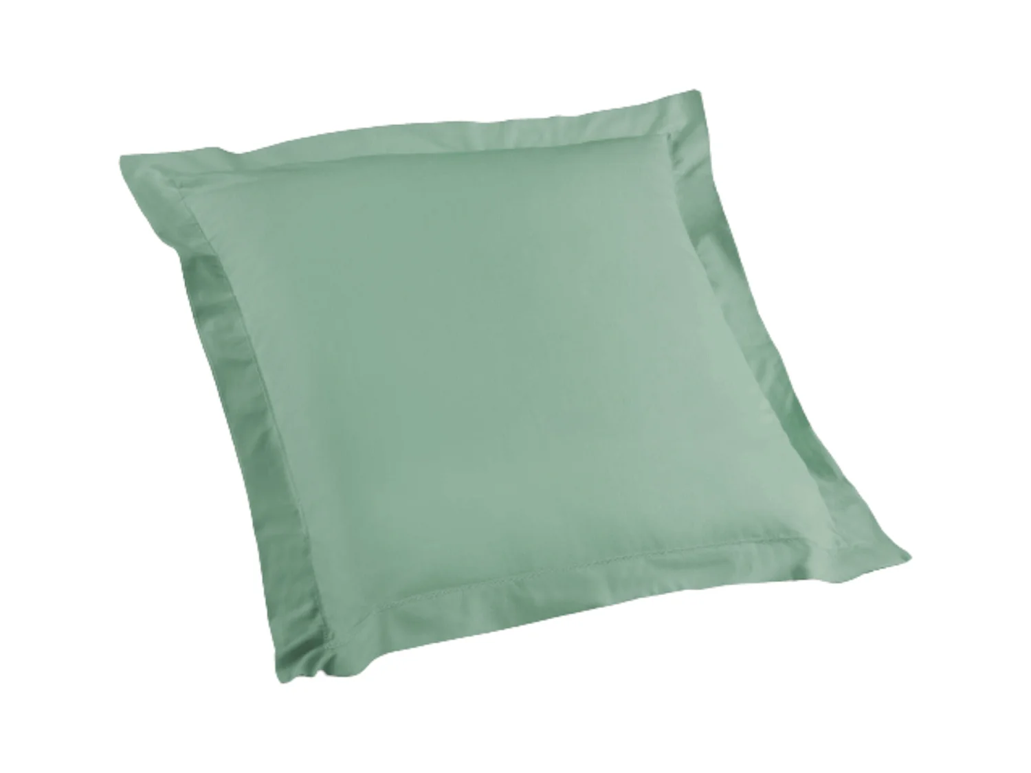 Taie d'Oreiller en Coton Bio "Biolina" 63x63cm Sauge