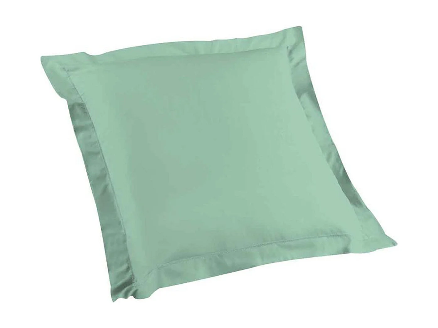 Taie d'Oreiller en Coton Bio "Biolina" 63x63cm Sauge