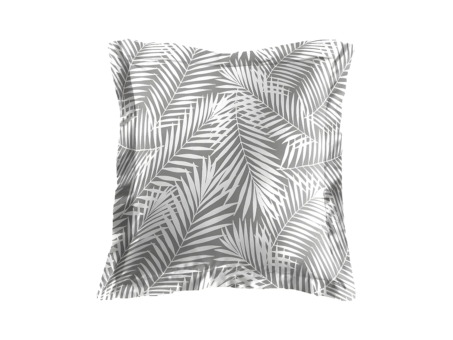 Taie d'Oreiller en Coton "Botania" 63x63cm Gris