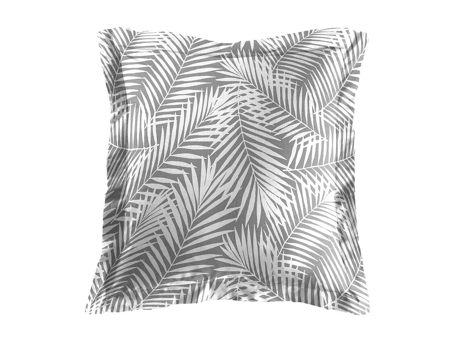 Taie d'Oreiller en Coton "Botania" 63x63cm Gris