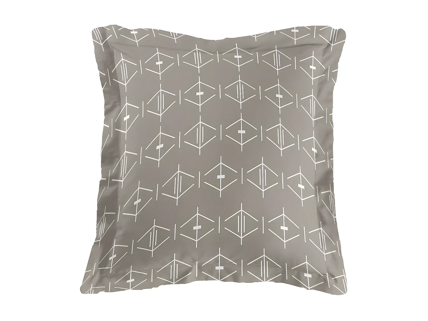 Taie d'Oreiller en Coton "Aristide" 63x63cm Naturel