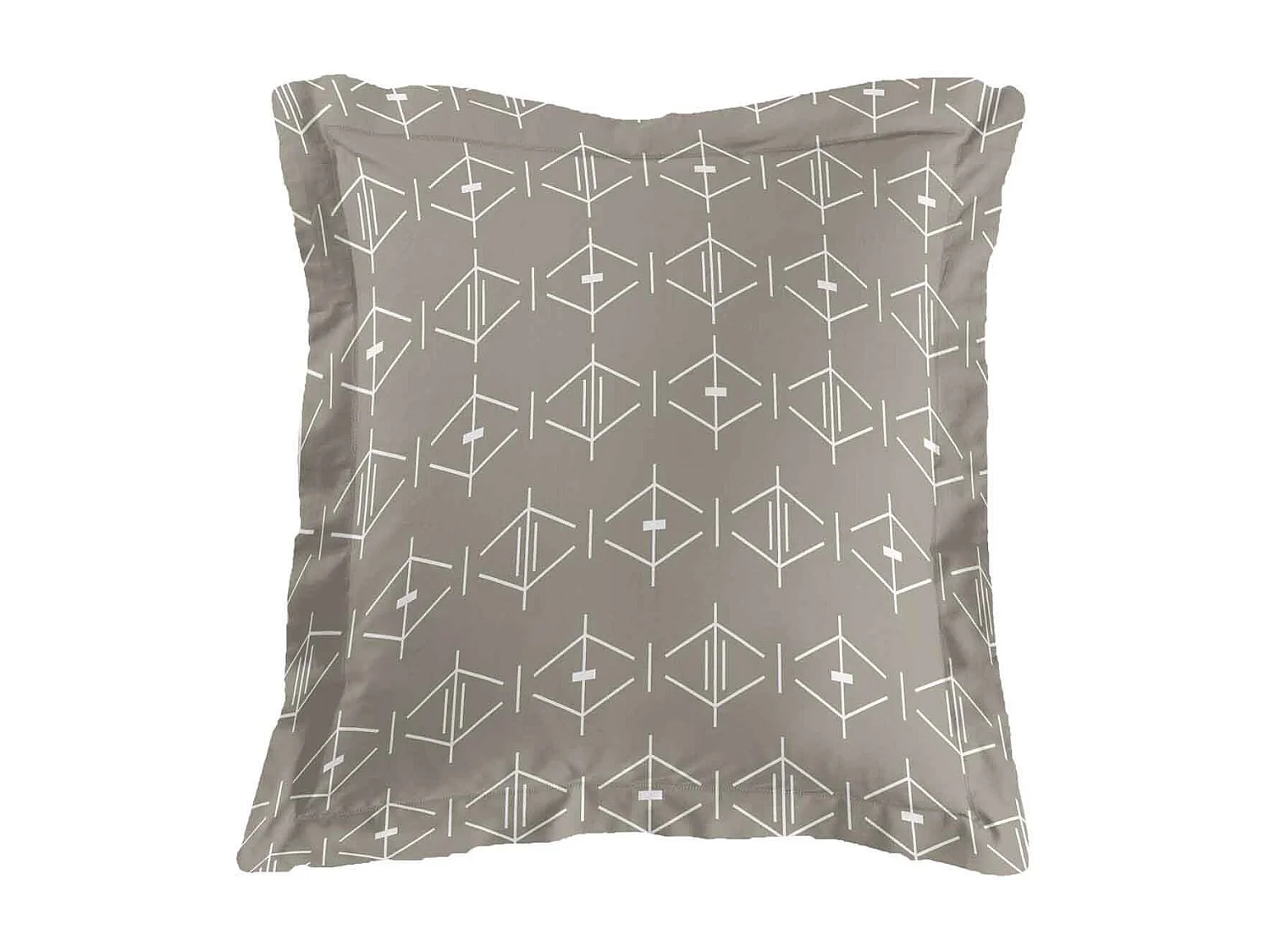 Taie d'Oreiller en Coton "Aristide" 63x63cm Naturel