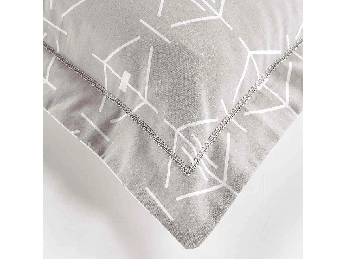 Taie d'Oreiller en Coton "Aristide" 63x63cm Naturel