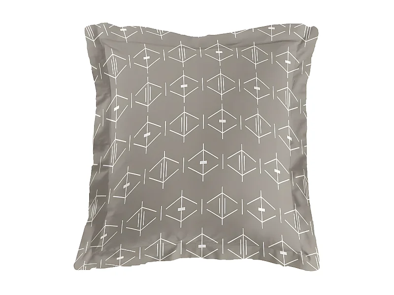 Taie d'Oreiller en Coton "Aristide" 63x63cm Naturel