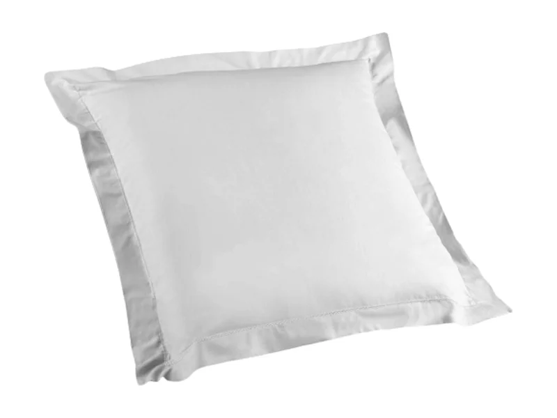 Taie d'Oreiller en Coton Bio "Biolina" 63x63cm Blanc