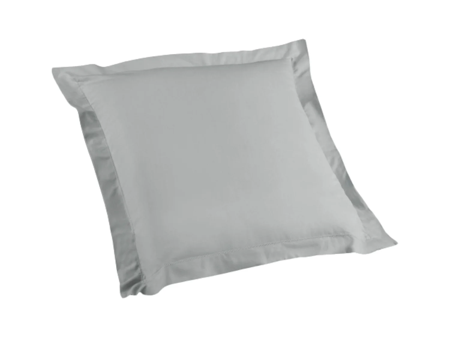 Taie d'Oreiller en Coton Bio "Biolina" 63x63cm Gris